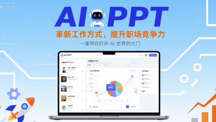AI+PPT:革新工作方式,提升职场竞争力,一课带你打开 AI 世界的大门-北风网赚