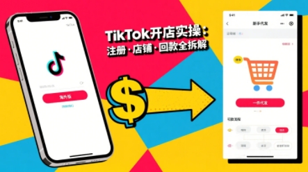 TikTok从开店到投流的进阶课，从基础实操到高阶技巧一网打尽-北风网赚