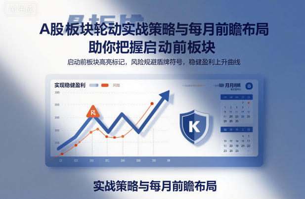A股板块轮动实战策略与每月前瞻布局，助你把握启动前板块，规避风险，实现稳健盈利-北风网赚