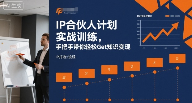 IP合伙人计划实战训练，手把手带你轻松Get知识变现-北风网赚