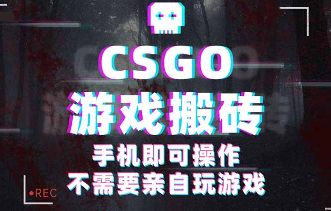 CSGO游戏挂机捡漏，单日扫货500+，年底小高峰上车可吃肉，手机即可操作…-北风网赚