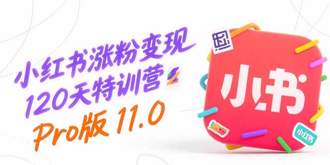 小红书涨粉变现120天特训营Pro版11.0:从0到1掌握平台运营,内容制作和变现-北风网赚