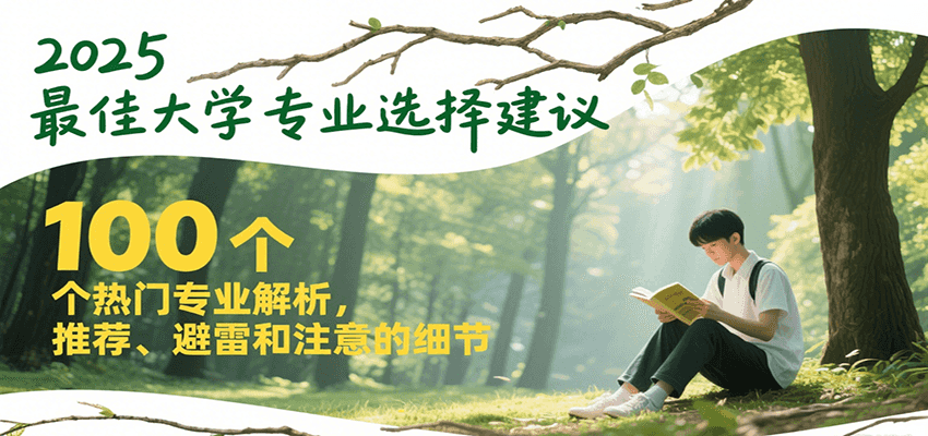 2025最佳大学专业选择建议，100个热门专业解析，推荐、避雷和注意的细节-北风网赚