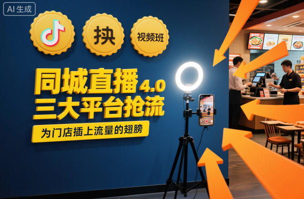 同城直播实操班4.0,三大平台抢流,为门店插上流量的翅膀-北风网赚