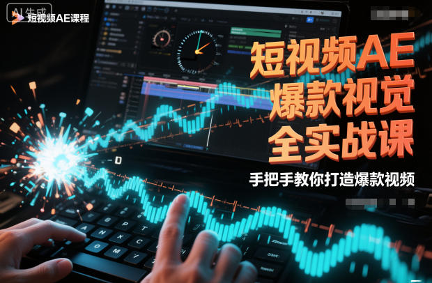 短视频AE爆款视觉全实战课,手把手教你打造爆款视频-北风网赚