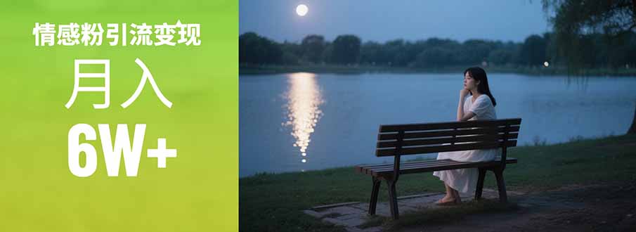 情感粉引流变现实操课：单月变现6w+，情感粉引流变现实操课-北风网赚