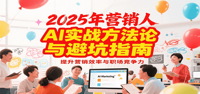2025年营销实战方法论与避坑指南，利用AI提升营销效率与职场竞争力-北风网赚