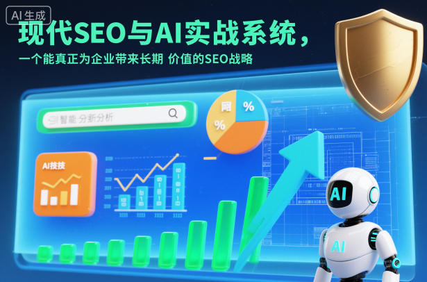 现代SEO与AI实战系统，一个能真正为企业带来长期价值的SEO战略(英语+中文字幕)-北风网赚