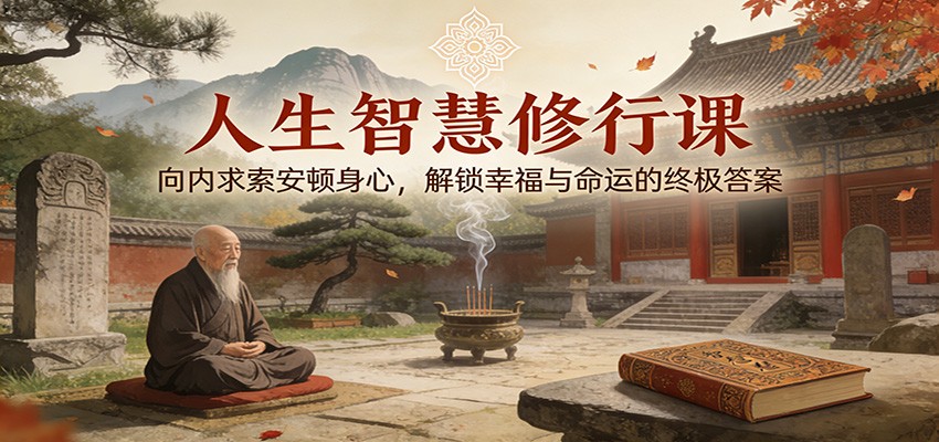 人生智慧修行课：向内求索安顿身心，解锁幸福与命运的终极答案-北风网赚
