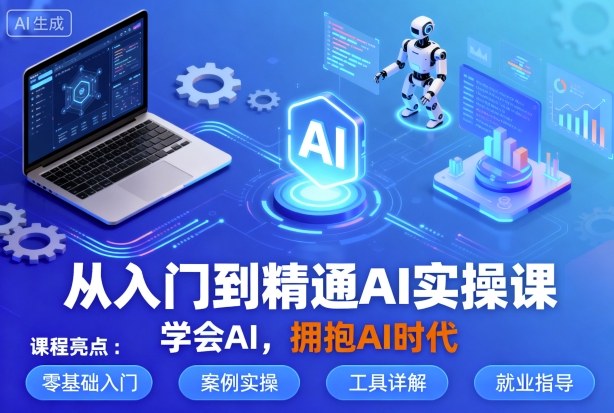 从入门到精通AI实操课，学会AI，拥抱AI时代-北风网赚