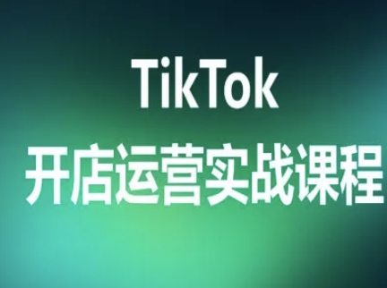 TikTok开店运营实战课程,TK跨境电商实操全流程-北风网赚