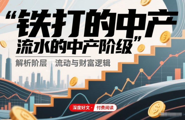 付费文章：铁打的中产，流水的中产阶级-北风网赚