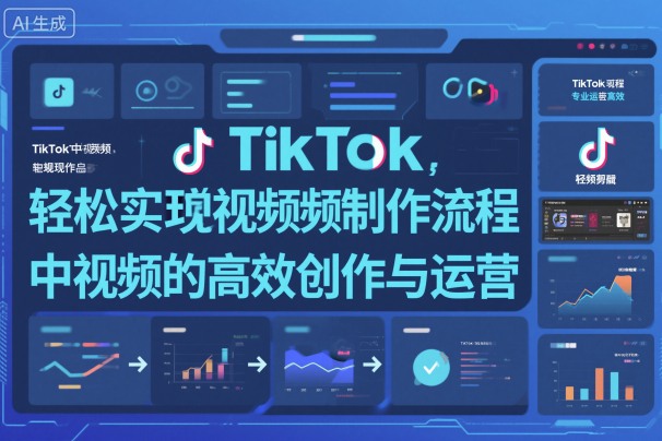 TikTok中视频制做流程,轻松实现Tk中视频的高效创作与运营-北风网赚
