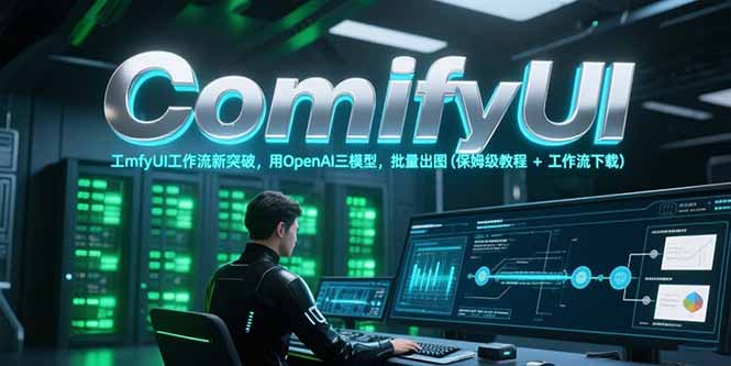 ComfyUI工作流新突破，用OpenAI三模型，批量出图(保姆级教程+工作流下载-北风网赚
