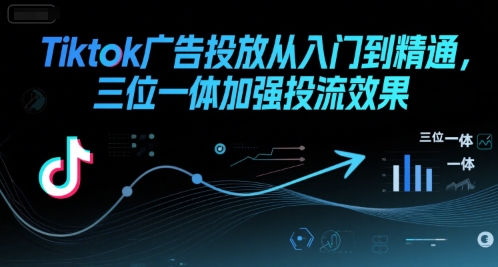 Tiktok广告投放从入门到精通，三位一体加强投流效果-北风网赚