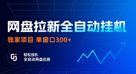 网盘拉新全自动挂G,独家项目,全自动运行完成拉新做任务,单窗口3张+【揭秘】-北风网赚