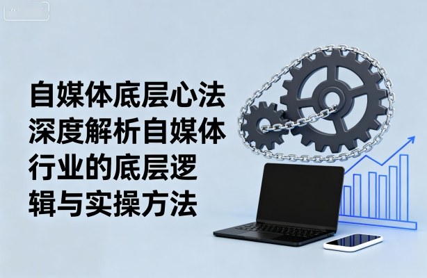 自媒体底层心法，深度解析自媒体行业的底层逻辑与实操方法-北风网赚