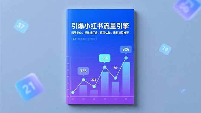 引爆小红书流量引擎，账号定位、视觉锤打造、底层认知，撬动首页推荐-北风网赚